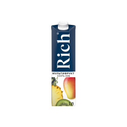 Сок Rich Мультифрут, без сахара, 1 л Сок Rich Мультифрут, без сахара, 1 л