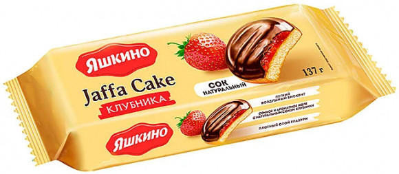 "Яшкино", печенье «Клубника», сдобное "Яшкино", печенье «Клубника», сдобное