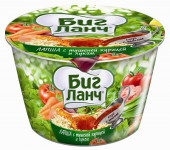 Лапша "БигЛанч" тушеной курицей и луком 90гр. Лапша "БигЛанч" тушеной курицей и луком 90гр.