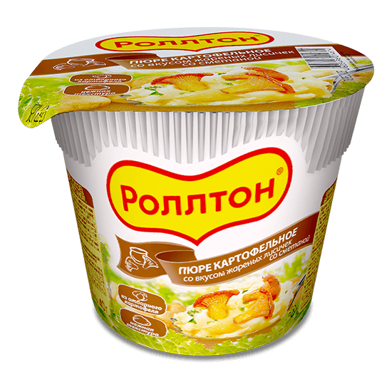 Картофельное пюре Роллтон лисички со сметаной 40гр. Картофельное пюре Роллтон лисички со сметаной 40гр.