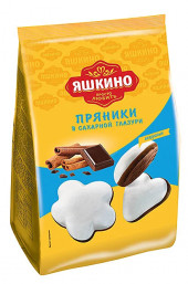 "Яшкино", пряники в сахарной глазури "Яшкино", пряники в сахарной глазури