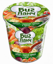 Лапша "БигЛанч" тушеной курицей и луком 65гр. Лапша "БигЛанч" тушеной курицей и луком 65гр.