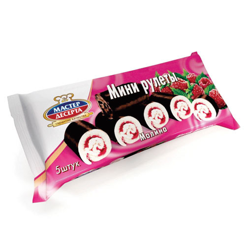 МИНИ-РУЛЕТЫ МАСТЕР ДЕСЕРТА МАЛИНА