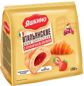 "Яшкино", мини-круассаны с клубничным джемом "Яшкино", мини-круассаны с клубничным джемом