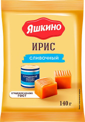 Ирис со сливочным вкусом "Яшкино" Ирис со сливочным вкусом "Яшкино"